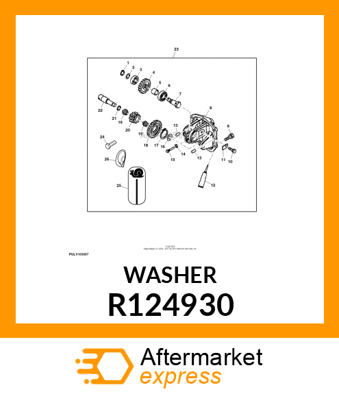 WASHER, WASHER R124930