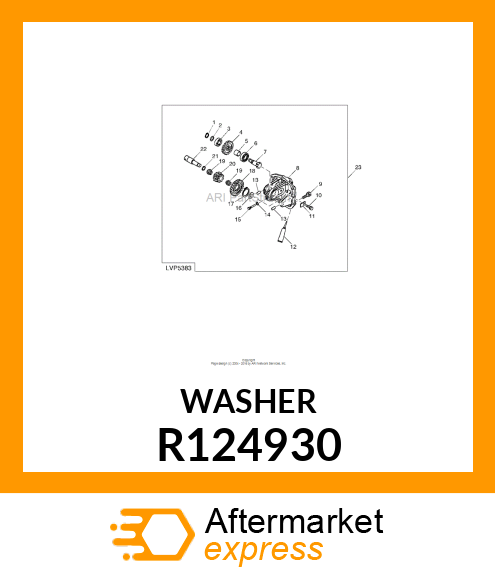 WASHER, WASHER R124930