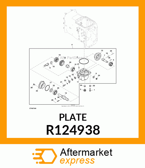 PLATE, PLATE R124938