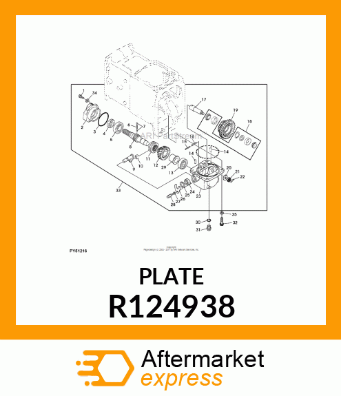 PLATE, PLATE R124938