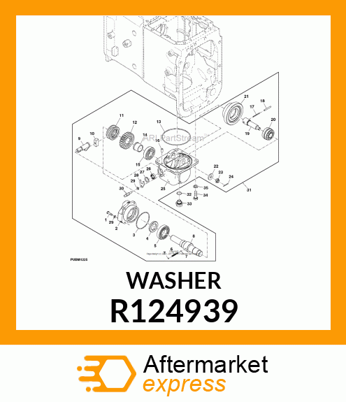 WASHER, 22.5X32X2 R124939