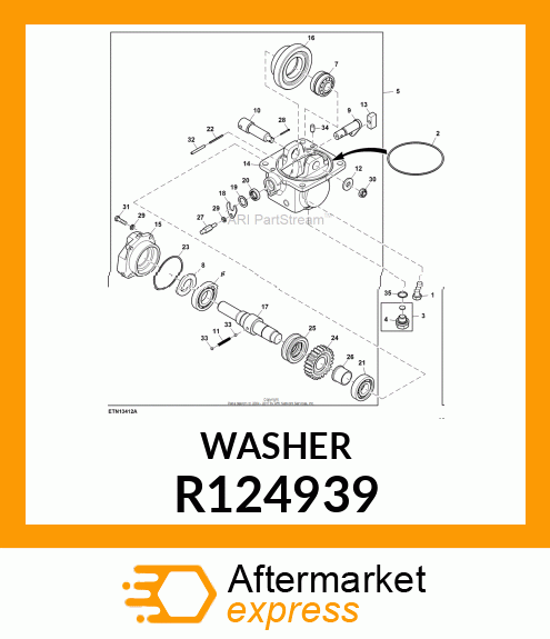 WASHER, 22.5X32X2 R124939