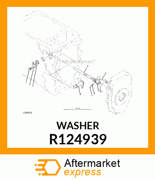 WASHER, 22.5X32X2 R124939