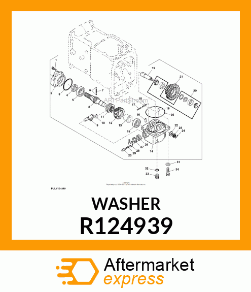 WASHER, 22.5X32X2 R124939