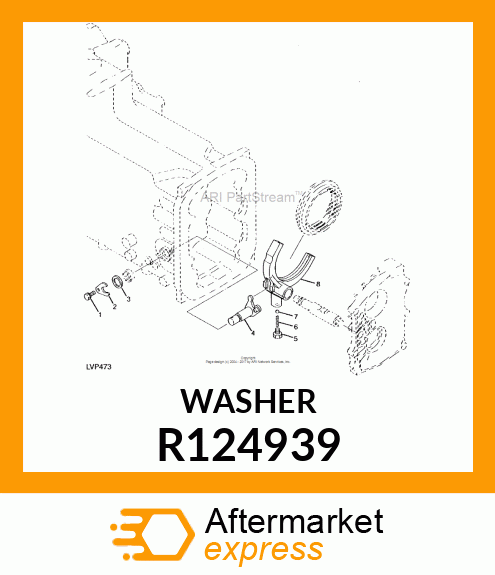 WASHER, 22.5X32X2 R124939