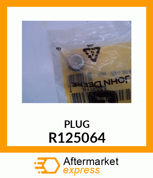 PLUG, PIPE R125064