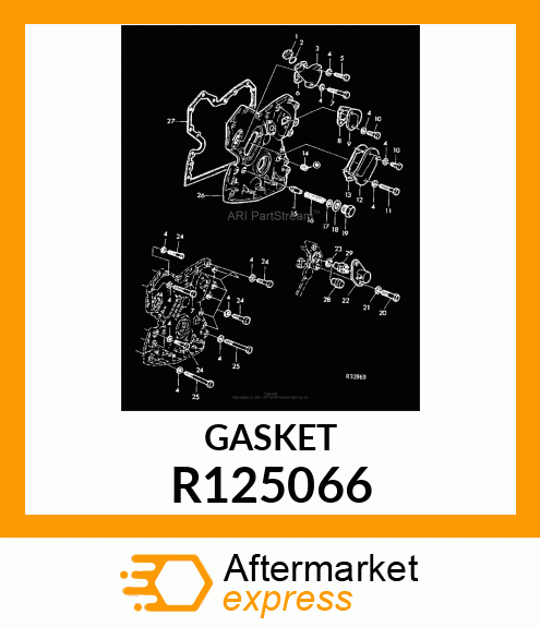 GASKET,INJECTION PUMP GEAR COVER R125066