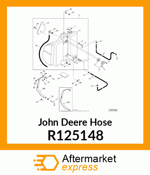 FUEL SUPPLY HOSE R125148