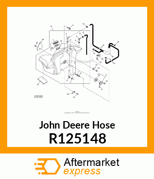 FUEL SUPPLY HOSE R125148