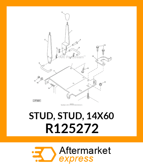 STUD, STUD, 14X60 R125272