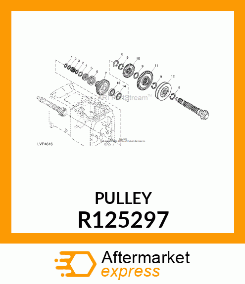 PULLEY, PULLEY R125297