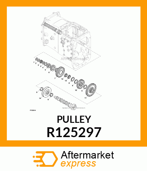 PULLEY, PULLEY R125297