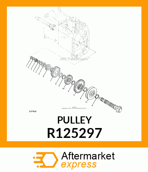 PULLEY, PULLEY R125297