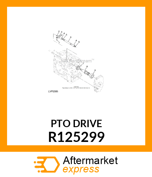 PTO DRIVE R125299