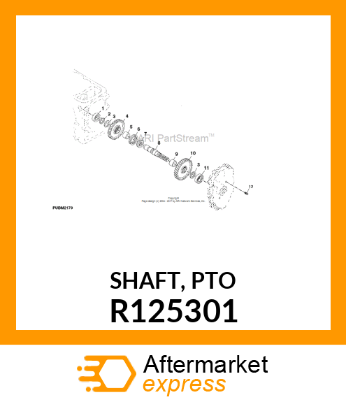 SHAFT, PTO R125301