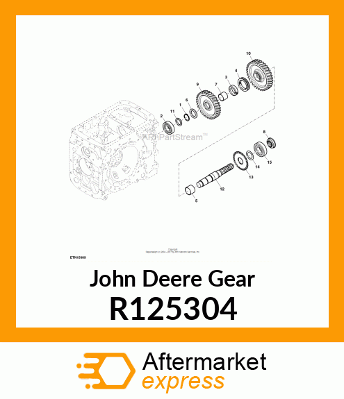 GEAR, SHIFT COLLAR, PTO R125304