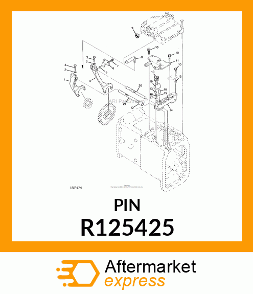 SCREW, ARM, RANGE SHIFT R125425