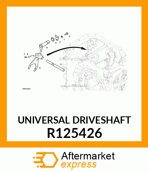 UNIVERSAL DRIVESHAFT R125426