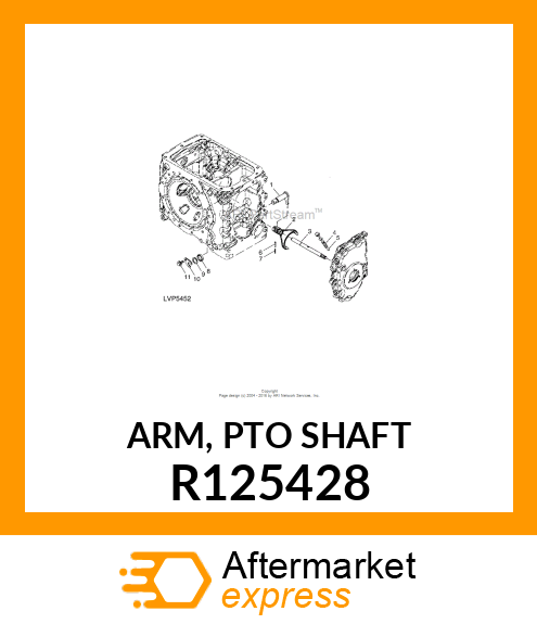 ARM, PTO SHAFT R125428