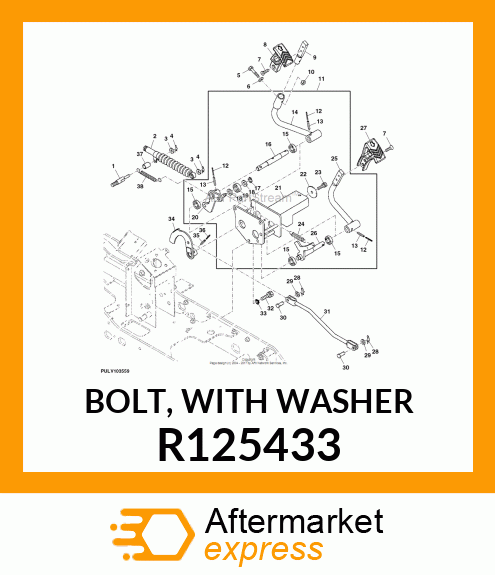 BOLT, WITH WASHER R125433