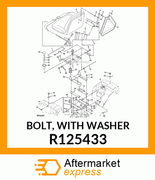 BOLT, WITH WASHER R125433