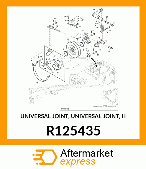 UNIVERSAL JOINT, UNIVERSAL JOINT, H R125435