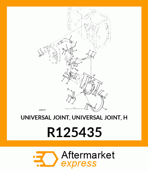 UNIVERSAL JOINT, UNIVERSAL JOINT, H R125435