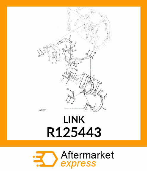 LINK, HANDBRAKE R125443