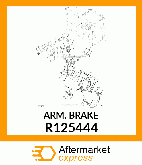 ARM, BRAKE R125444