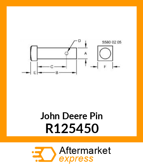 PIN, HEADED R125450