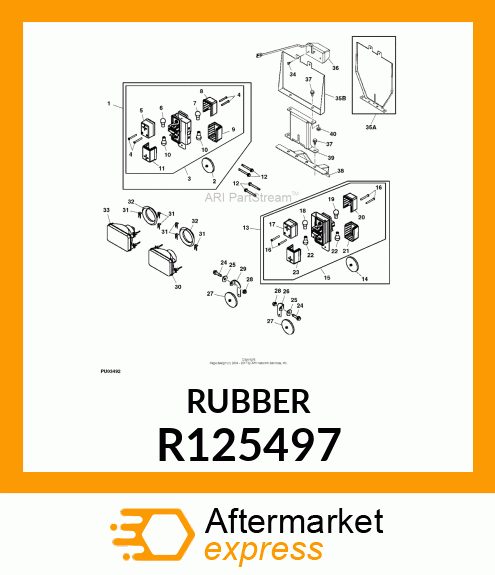 DEFLECTOR, BAFFLE R125497