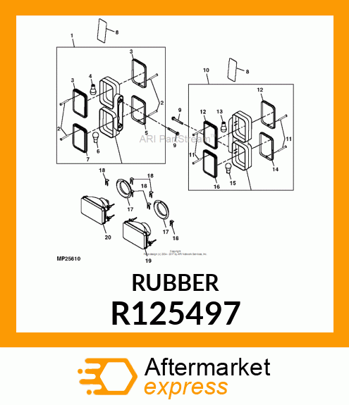 DEFLECTOR, BAFFLE R125497