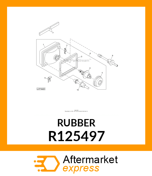 DEFLECTOR, BAFFLE R125497