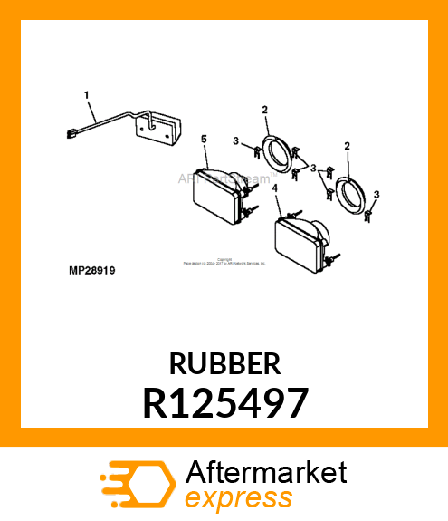 DEFLECTOR, BAFFLE R125497