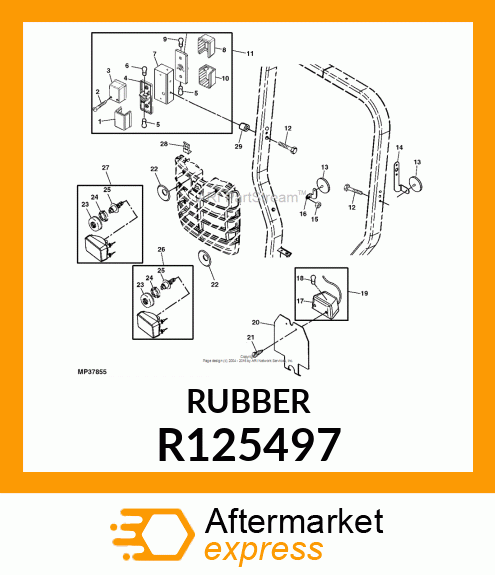 DEFLECTOR, BAFFLE R125497