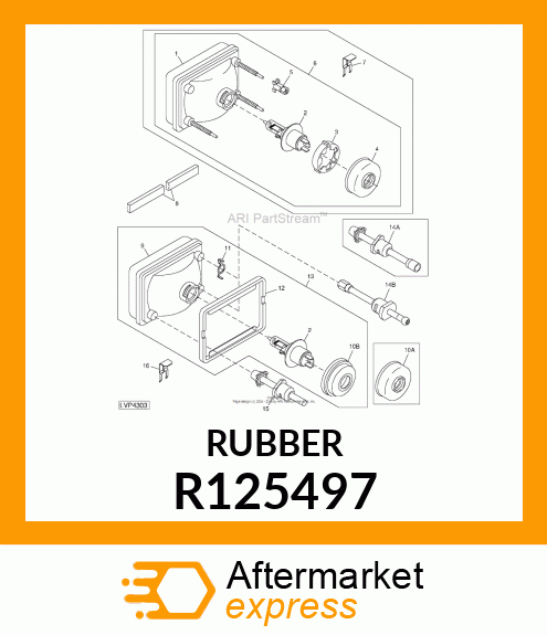 DEFLECTOR, BAFFLE R125497