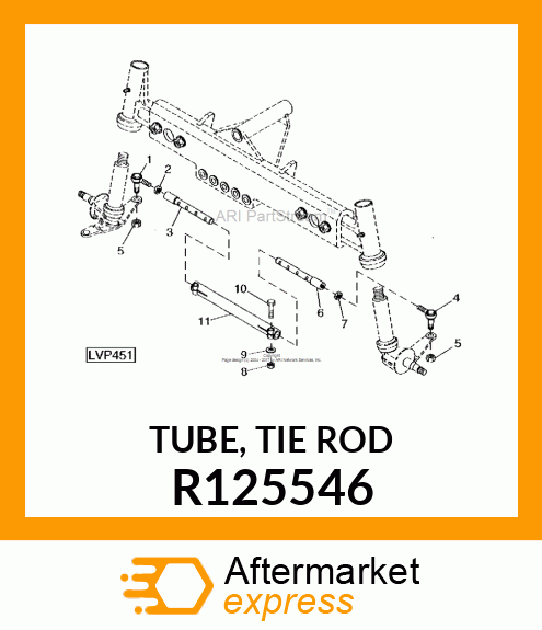 TUBE, TIE ROD R125546