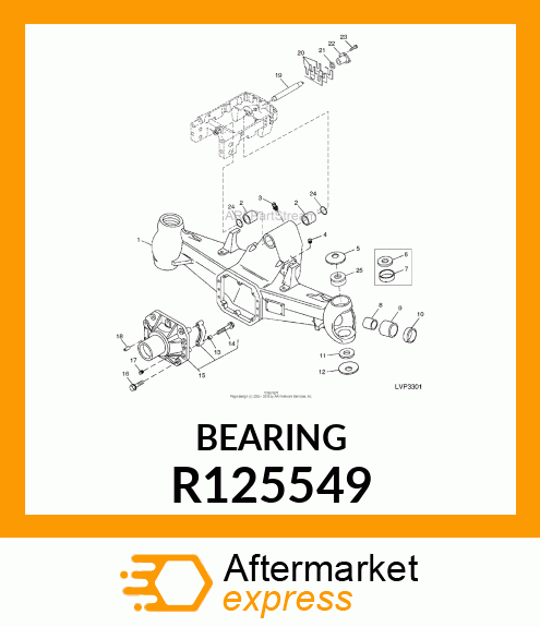 BUSHING, BUSHING R125549