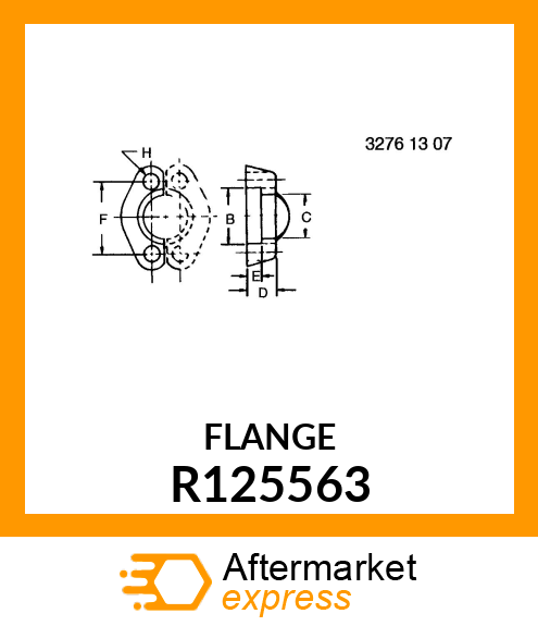 FITTING, FLANGE R125563