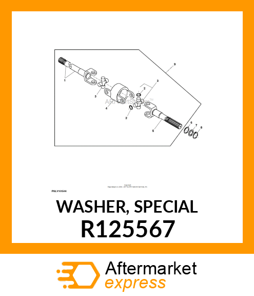 WASHER, SPECIAL R125567