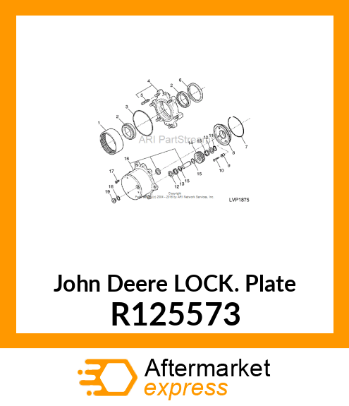 LOCK PLATE R125573