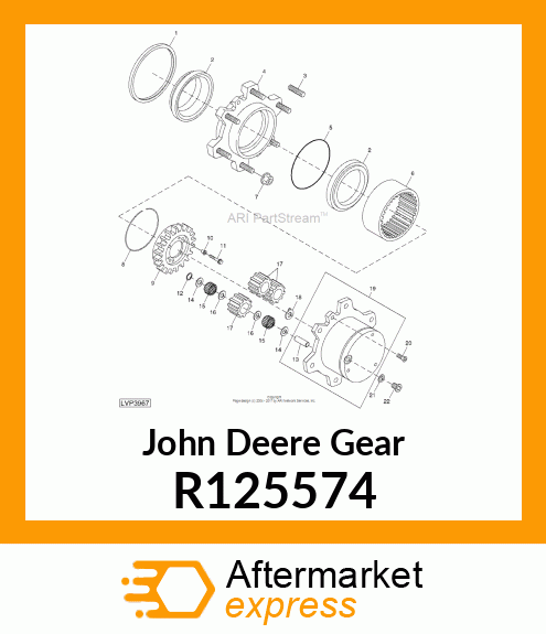 GEAR, PLANETARY R125574