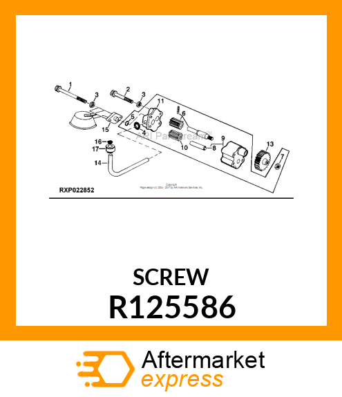 SCREW,SPECIAL CAP R125586