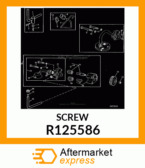 SCREW,SPECIAL CAP R125586