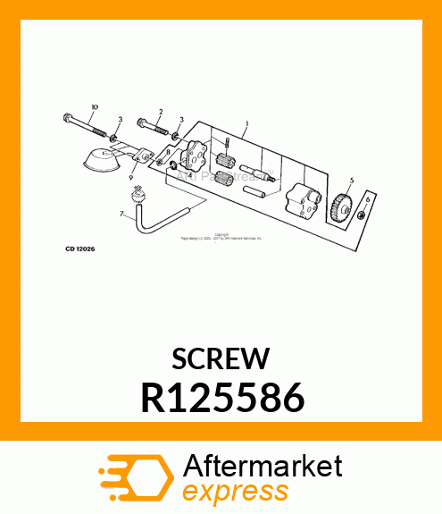 SCREW,SPECIAL CAP R125586