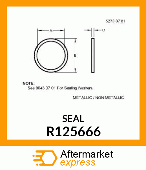 SEAL, OIL R125666