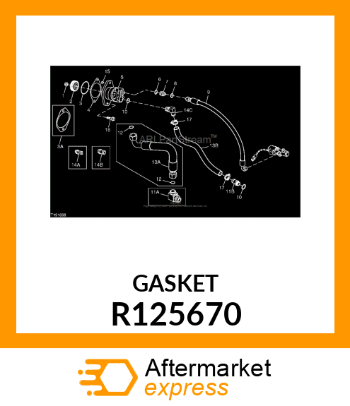 GASKET, AUXILIARY DRIVE R125670