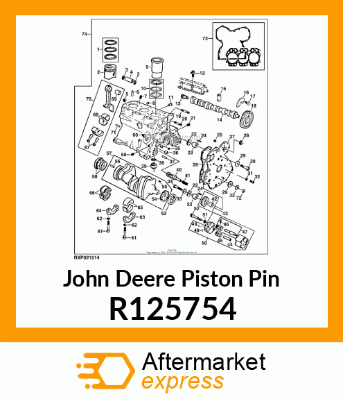 PISTON PIN R125754