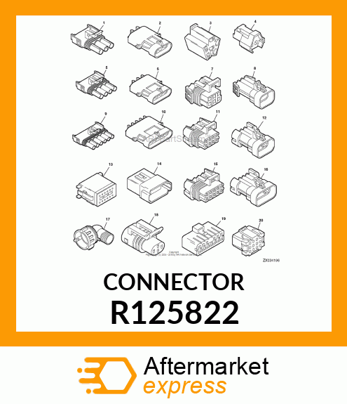 ELEC. CONNECTOR TERMINAL, ELEC. CON R125822