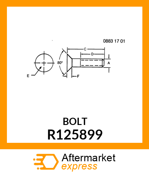 SCREW, SPECIAL R125899